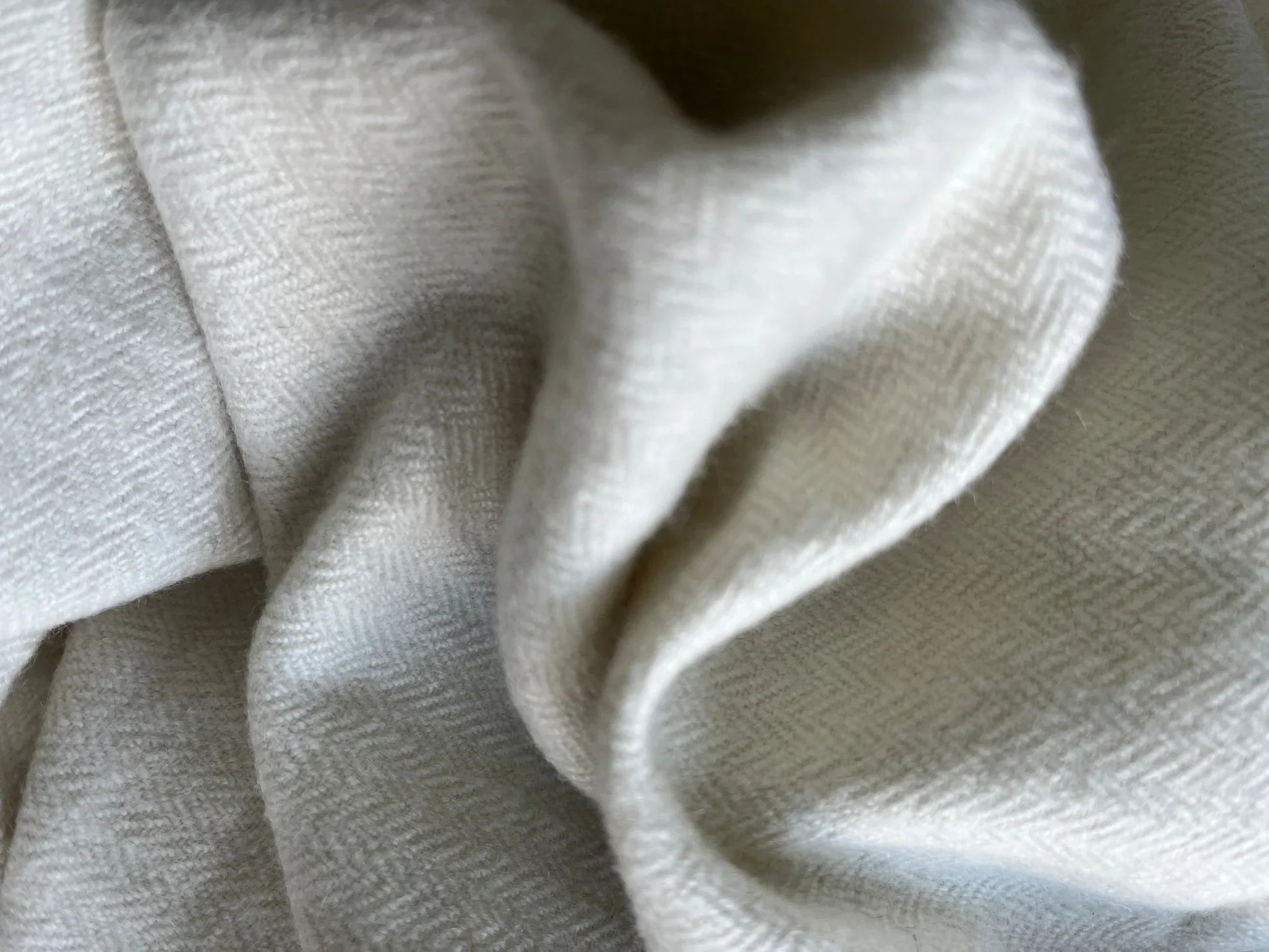 100% Merino Wool Fabric | 107cm Wide | Greige Finish | Soft & Warm-2